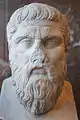 Busto de Platón en el Museo del Louvre.