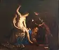 Aristóteles y Campaspe, Alessandro Turchi (atrib.) Óleo sobre lienzo, 1713.